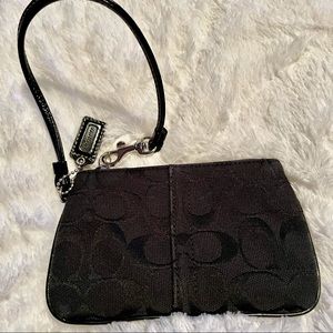 Coach wristlet change purse